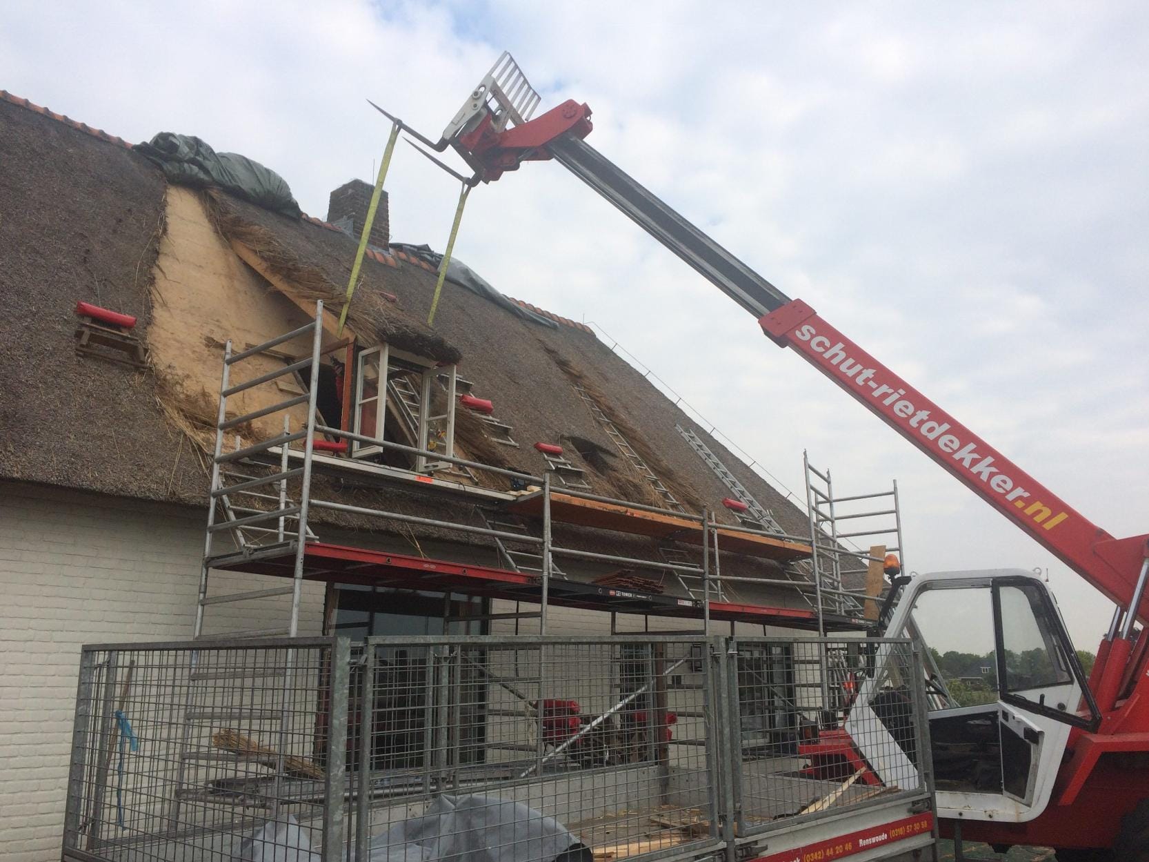 Vervanging rieten dak